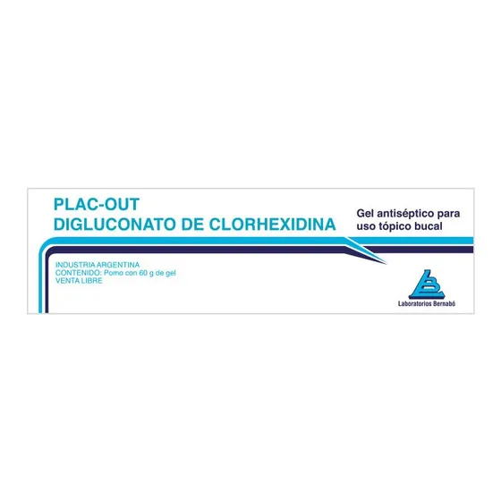 Plac-out Gel Antiséptico Bucal Pomo 60g