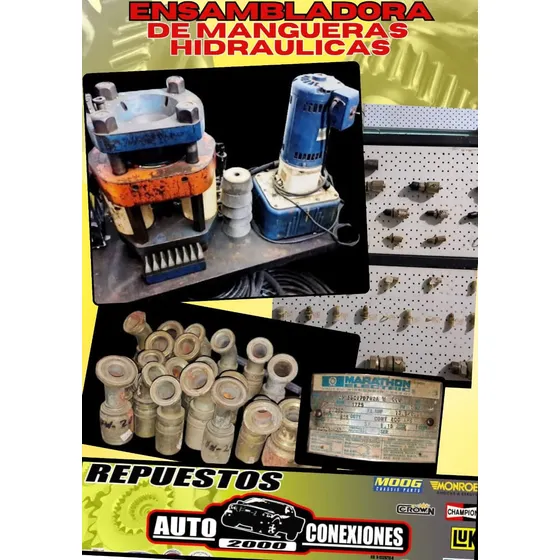 Máquina Hidraulica Prensa Mangueras De 1/4 A 2