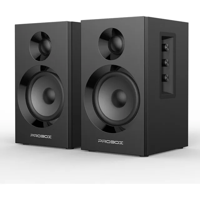 Bocinas Activas De Estantería Probox Bt16 3.5  Woofer Con