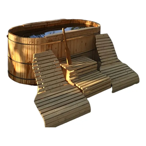 Tina, Bañera Nórdica, Sauna 100% Madera Ciprés