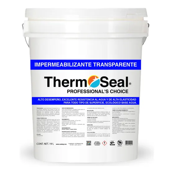 Impermeabilizante Transparente Thermoseal - 19 Lt