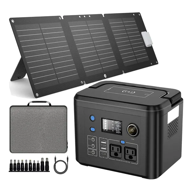 Estacion Energia Portatil 350 W Kits Panel Solar Plegable 60