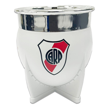 Mate Pampa Imperial River Plate Licencia Oficial + Bombilla Mate Pampa Imperial River Plate Licencia Oficial + Bombilla