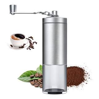 Moedor De Café Manual Inox Compacto C/ Ajuste De Moagem Moedor De Café Manual Inox Compacto C/ Ajuste De Moagem