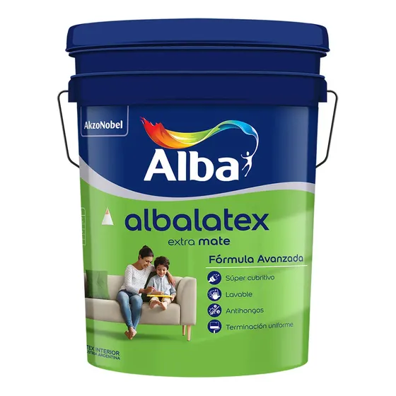 Albalatex Pintura Latex Interior Mate X 20lts Color Blanco