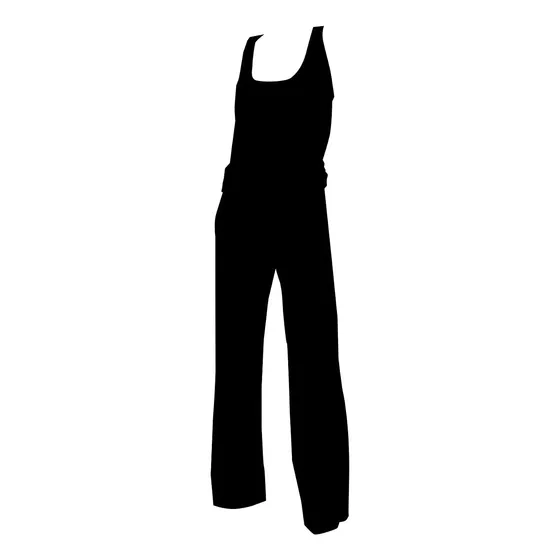 Enterito Mono Musculosa Palazzo Recto Sónica Mujer