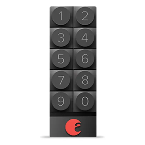 Teclado Inteligente August - Smart Keypad Gris Oscuro