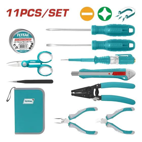 Jgo Herramientas Electricista 11pcs Total