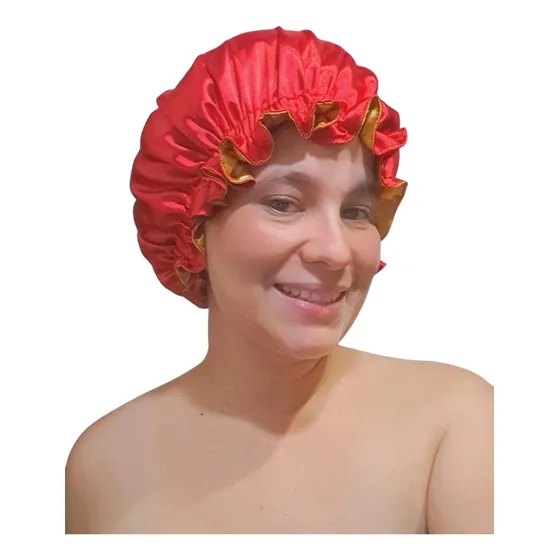 Gorro De Seda - Ondas Sin Calor - Gorro De Satin -scrunchies