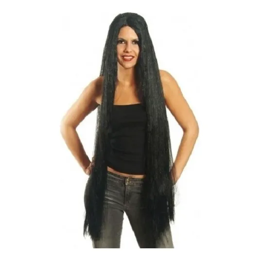 Peluca X L Party Store lacia negra color negro