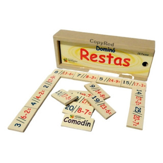 Dominó De Restas Con 28 Piezas Didácticos Dominó De Restas Con 28 Piezas Didácticos