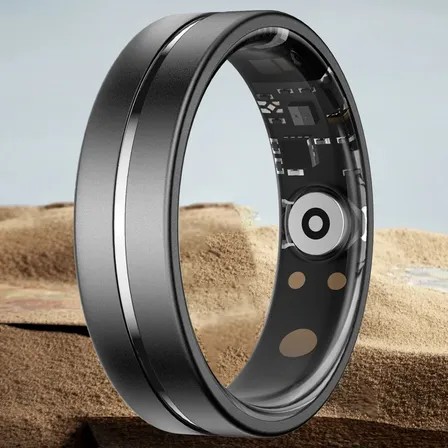 Anel Inteligente Monitor Fitness E Saúde 5atm À Prova Dágua Black