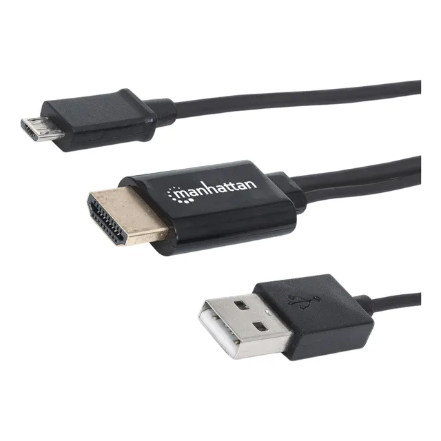 Cable Manhattan Micro Usb 5-pin Hdmi Conusb A