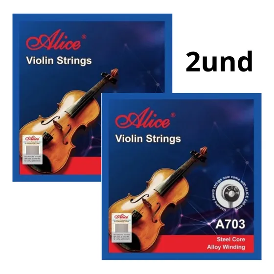 Cuerdas De Violín 4 Cuerdas Alice
