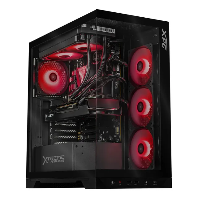 Xtreme Pc Gaming Xpg Amd Radeon Rx 7700 Xt Ryzen 9 7900x 32gb Ddr5 Ssd 1tb Sistema Liquido Wifi Black