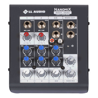 Mesa De Som Mixer Nanomix Ll Audio Na402 4 Canais C/pc Sound Mesa De Som Mixer Nanomix Ll Audio Na402 4 Canais C/pc Sound