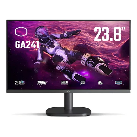 Monitor Gamer Cooler Master Ga241 1080p Va 100hz 1ms 24 Color Negro