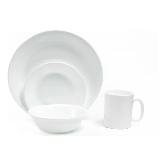 Puesto Vajilla  White Redonda 4pz Corelle - 6022003 -p