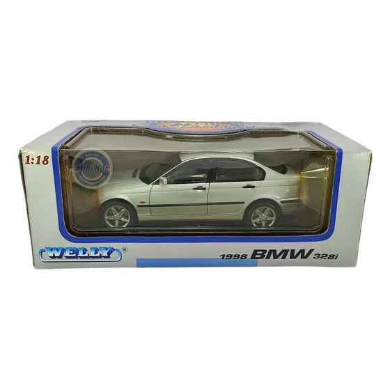 Miniatura Bmw 328i 1998 Escala 1/18 Welly 