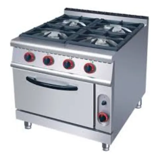 Cocina Industrial A Gas 4 Hornallas Unique Gris