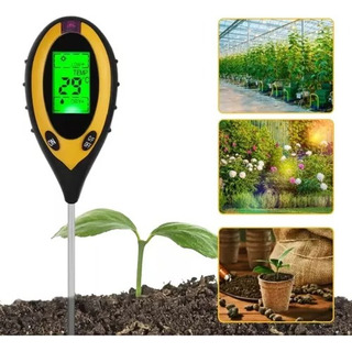 Medidor Ph Digital 4x1 Umidade Termômetro Plantas Solo Terra Medidor Ph Digital 4x1 Umidade Termômetro Plantas Solo Terra