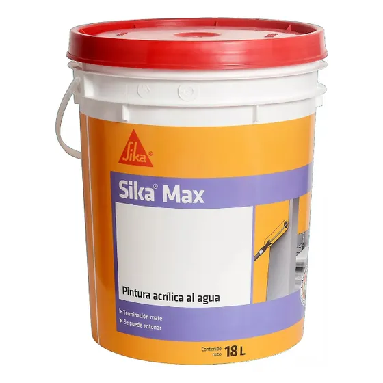 Sika Sika Max Látex Blanco Mate Unidad 18 L 1