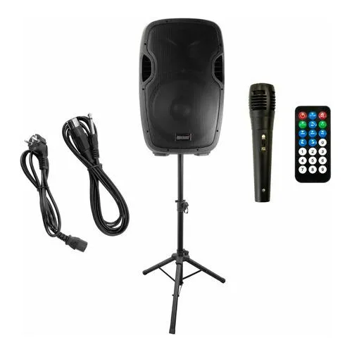 Parlante Caja Activa Lexsen Sonic 15a 150w Rms + Accesorios
