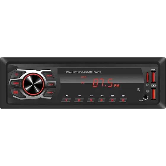 MP3 Player First Option 6688 Som Automotivo Radio Bluetooth 25W FM USB Pen Drive BT Carro Caminhonte 1 Din Caixa Bob Saida RCA