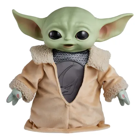 Pelúcia Grogu Com Armadura Beskar Star Wars Cor Multicolorido Multicolor