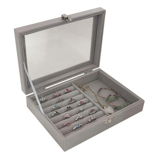 Organizador Caja Joyas Anillos Collar Aretes Joyero Alhajero Organizador Caja Joyas Anillos Collar Aretes Joyero Alhajero