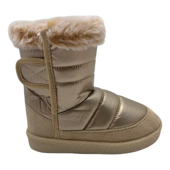 Bota Calzado De Abrigo Con Corderito Térmica Para Niña