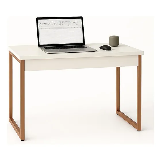 Mesa Computador Escrivaninha Notebook Estudo Home Pés Aço 90