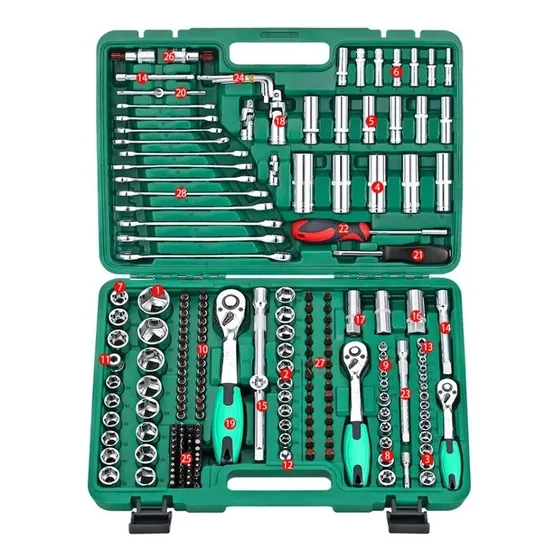 Caja De Herramientas Dados Y Llaves 216 Piezas