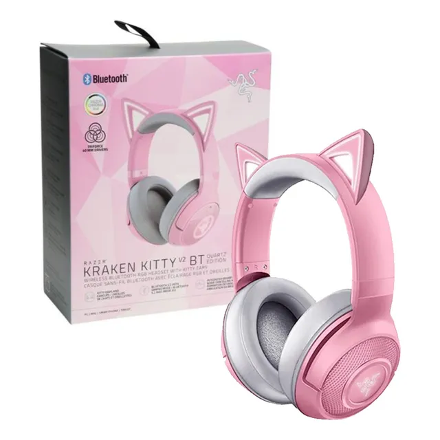 Audifono C/microf. Razer Kraken Kitty V2 Bt  Quartz