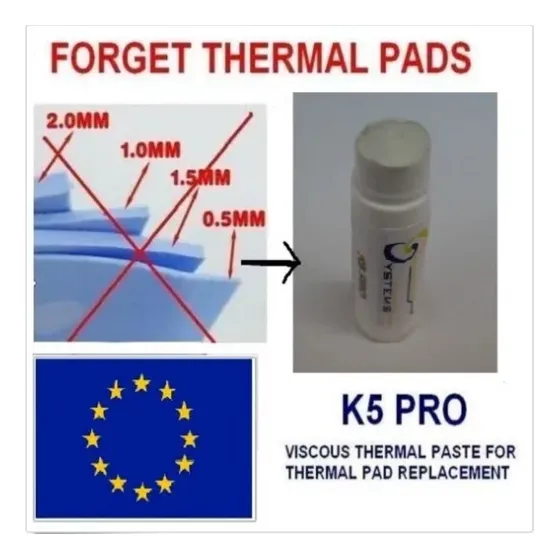 Thermal Pad Em Pasta, Thermal Pad 10gr K5 Pro