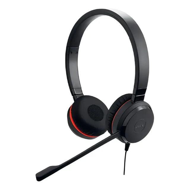 Auriculares Jabra Evolve 20 Ms Stereo Usb TELETRABAJO-HOME OFFICE-EDUCACION Color Black