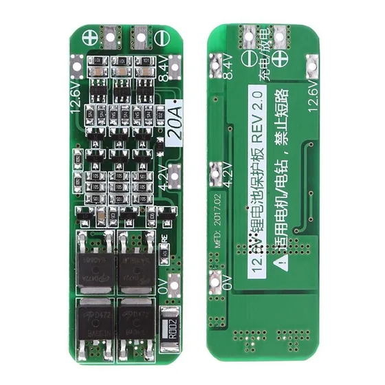 Placa De Proteção Bms 3s 20a Carregador Bateria Lítio 18650