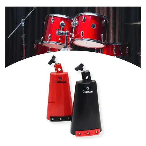 Latin Percussion Lp205 Timbale Cowbell Black Steel | Parcelamento