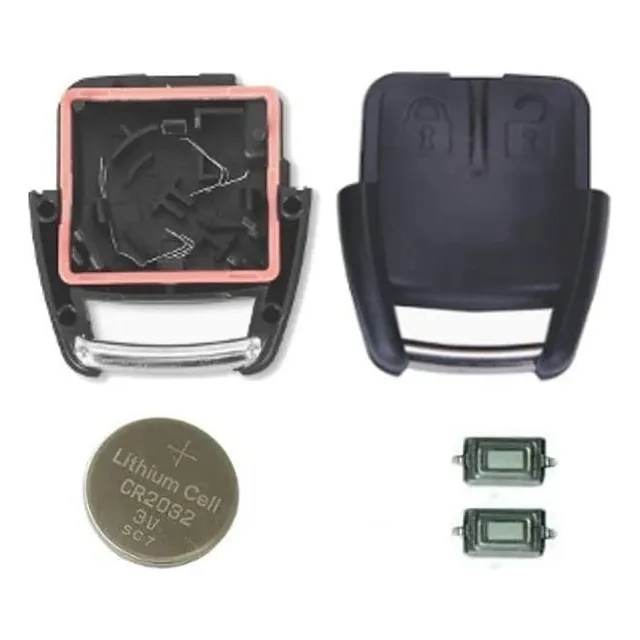 Kit Reparación Llave Corsa Astra 2 Bot +pila+pulsadores