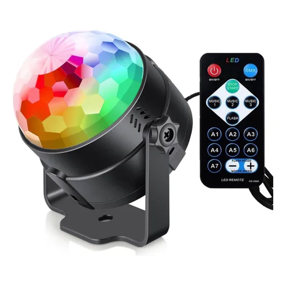 Globo Colorido Rgb Led Laser Iluminação Festa Iluminação Dj