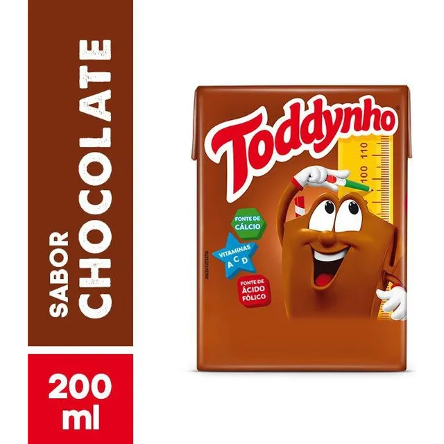 Bebida Láctea UHT Chocolate Toddynho Caixa 200ml