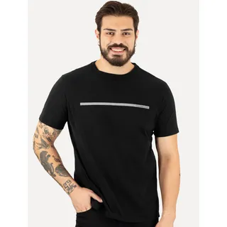Camiseta Calvin Klein Jeans Masculina Sash Preta Camiseta Calvin Klein Jeans Masculina Sash Preta