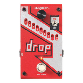 Pedal De Efeito Digitech The Drop Vermelho (sem Fonte) Pedal De Efeito Digitech The Drop Vermelho (sem Fonte)