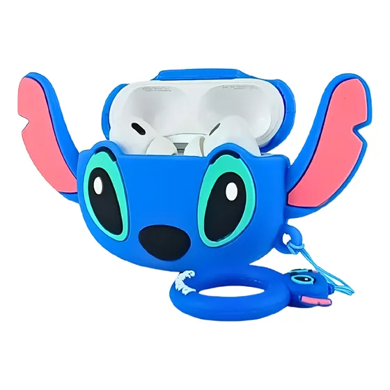 Fone Sem Fio Bluetooth + Estojo Protetor Stitch I12