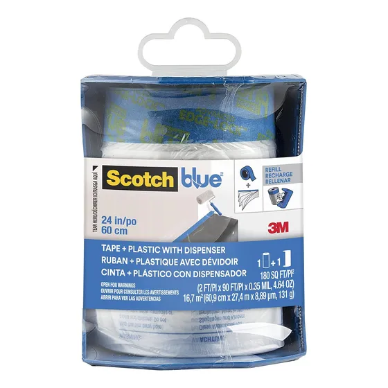 Plástico De Pintor Pregrabado Scotchblue, Se Despliega...