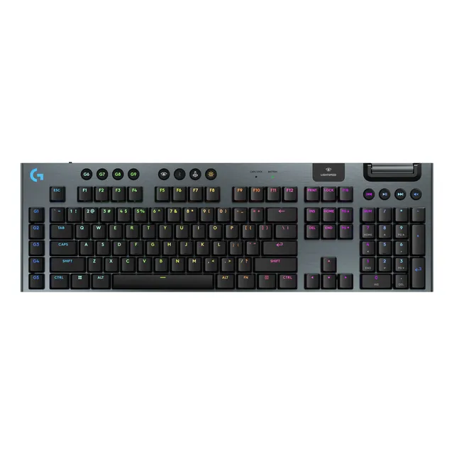 Logitech G915 X Lightspeed, Teclado Gamer Mecánico Slim Rgb