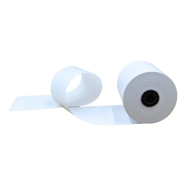 50 Rollos Papel Térmico 80x70 Impresora 80mm Epaper Color Blanco