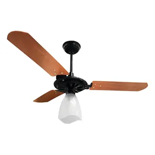 Ventilador De Teto Ventex Yris Com 3 PĂĄs De Madeira Mogno Estrutura Preto/mogno, 1.015m De DiĂąmetro Ventilador De Teto Ventex Yris Com 3 PĂĄs De Madeira Mogno Estrutura Preto/mogno, 1.015m De DiĂąmetro