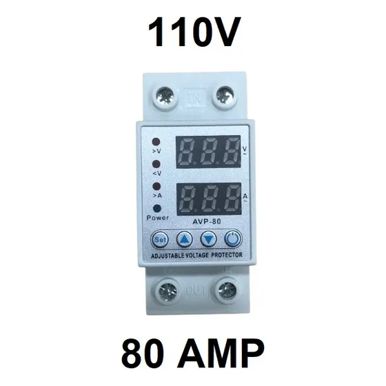 Protector De Voltaje Integral 110v 120v 80 Amperios