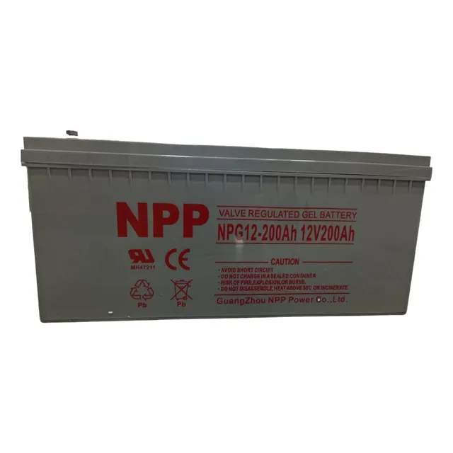 Batería Npp De Gel Ciclo Profundo 12v 200ah